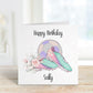 Granddaughter Football Birthday Card,Personalised Birthday Card, Daughter Birthday Card, Football Card For Girls