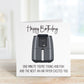 Personalised Air Fryer Birthday Card, Personalised Birthday Card, Funny Air Fryer Card,