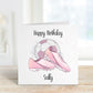 Granddaughter Football Birthday Card,Personalised Birthday Card, Daughter Birthday Card, Football Card For Girls