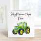 Welsh Mothers Day Card, Sul y Mamau Hapus, Welsh Mother's Day Card, Mam Mother's Day Card, Tractor Card For Nain