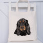 Springer Spaniel Tote Bag, Personalised Dog Tote Bag, Personalised Gift For Her, Gift for Friend, Gift For Nana, Gift For Mum