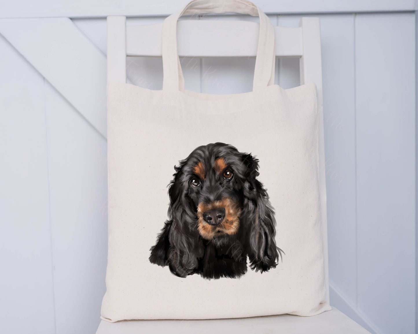 Springer Spaniel Tote Bag, Personalised Dog Tote Bag, Personalised Gift For Her, Gift for Friend, Gift For Nana, Gift For Mum