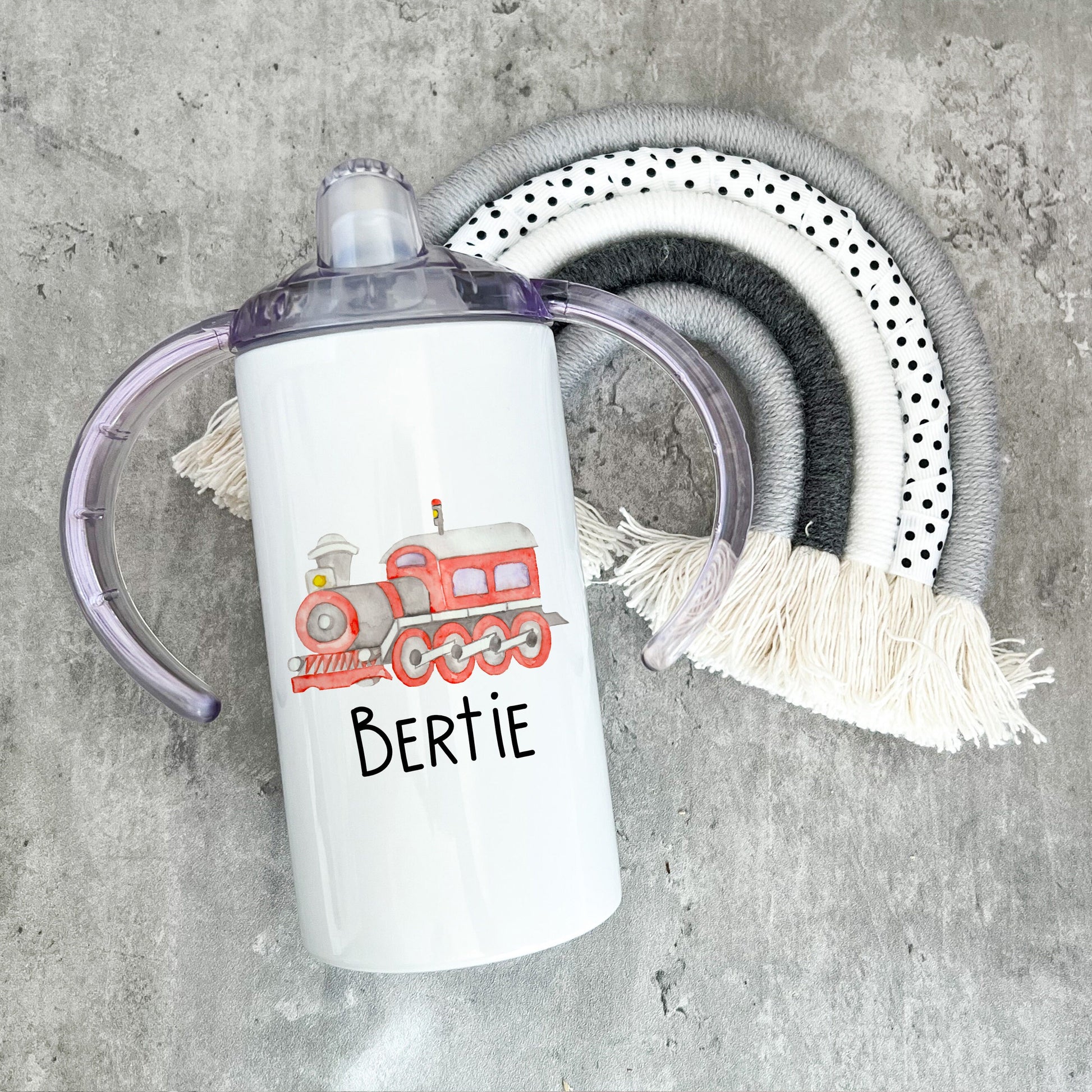 Train Sippy Cup, Sippy Cup Personalised, Kids Train Sippy Cup, Kids Sippy Cup Mug, Personalised Sippy Cup