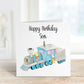 Train Birthday Card, Personalised Birthday Card, Daughter Birthday Card, Son Birthday Card, Grandson Birthday Card, Card For Granddaughter