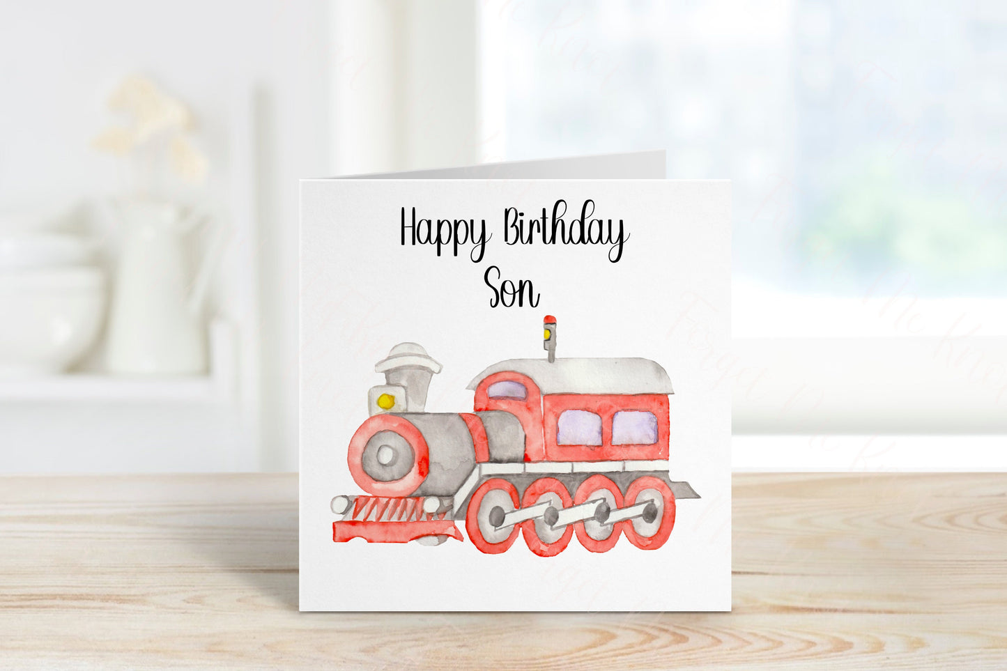 Train Birthday Card, Personalised Birthday Card, Daughter Birthday Card, Son Birthday Card, Grandson Birthday Card, Card For Granddaughter