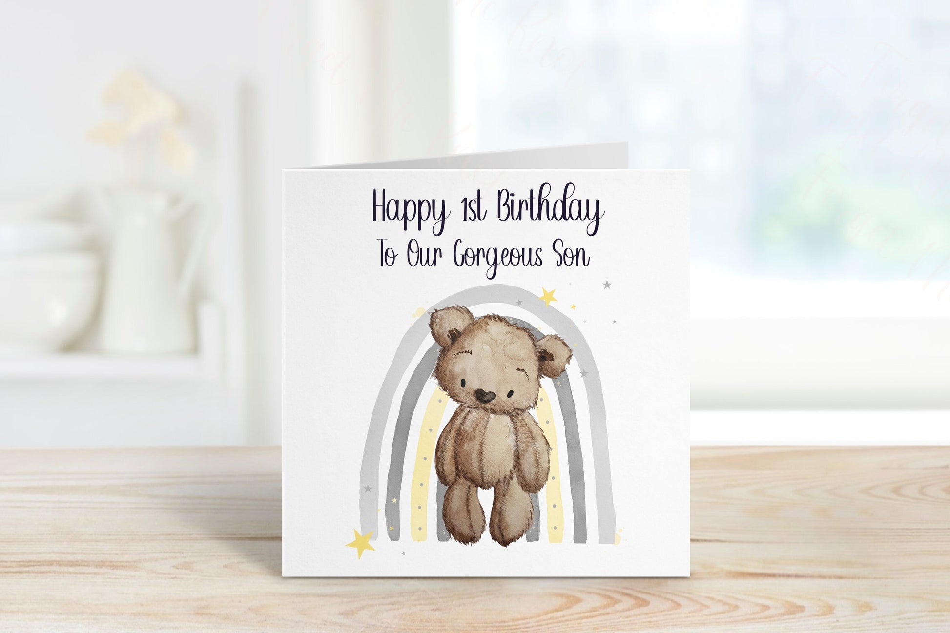 Granddaughter 1st Birthday Card, Personalised Birthday Card, Daughter Birthday Card, Son Birthday Card, Grandson Birthday Card