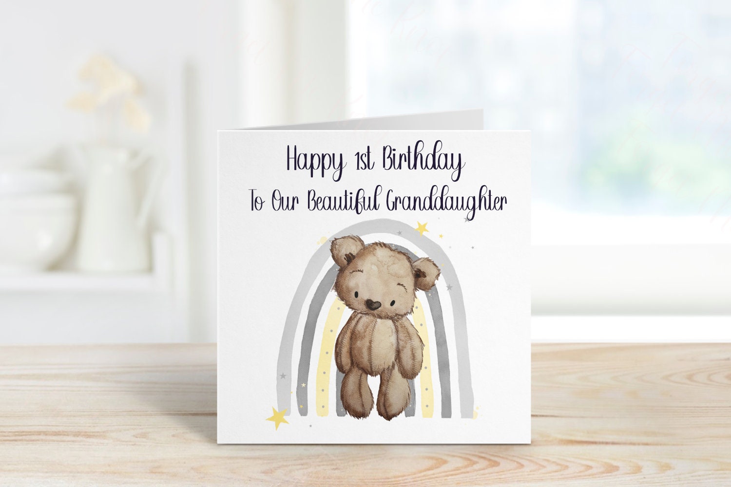 Daughter 1st Birthday Card, Personalised Birthday Card, Daughter Birthday Card, Son Birthday Card, Grandson Birthday Card, 1st Birthday Card