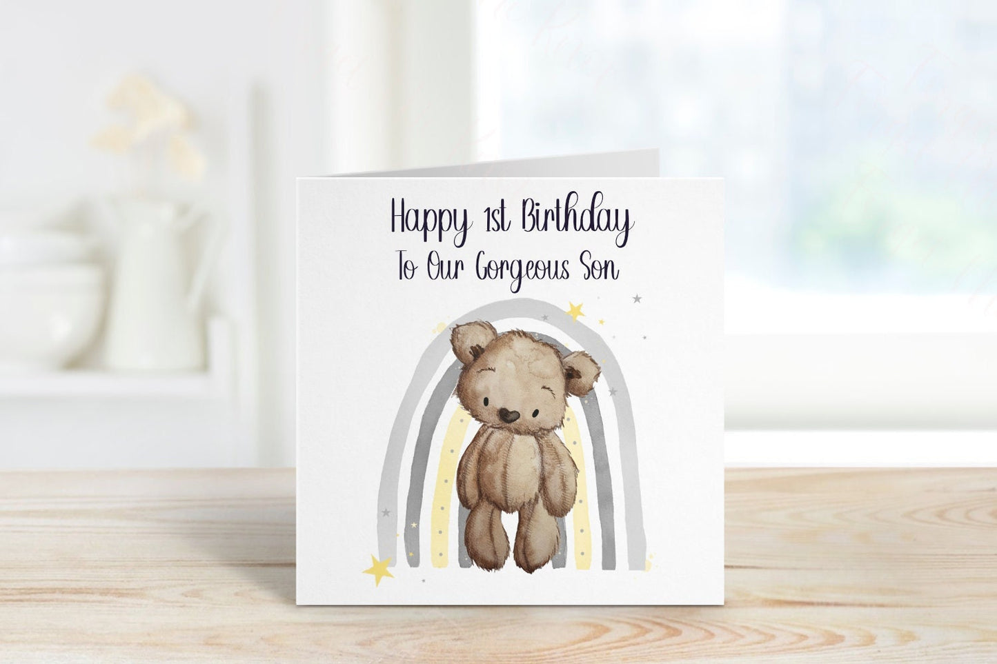 Son 1st Birthday Card, Personalised Birthday Card, Daughter Birthday Card, Son Birthday Card, Grandson Birthday Card, 1st Birthday Card
