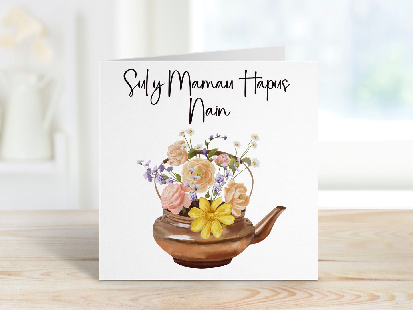 Cerdyn Cymraeg Sul y Mamau, Welsh Mothers Day Card, Sul y Mamau Hapus, Carden Mamgu, Mam Mother's Day Card, Card For Mami