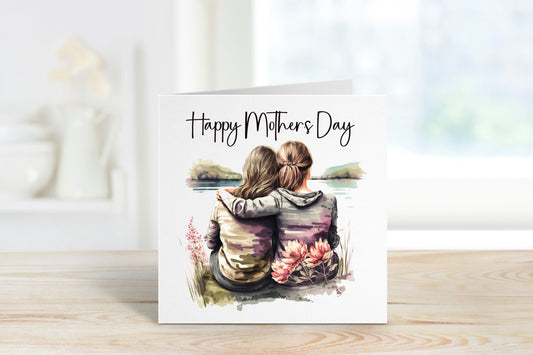 Personalised Mother's Day Card, Mother & Daughter Card, Mothers Day Card For Nana, Mothers Day Card For Nan, Mothers Day Card For Nanny