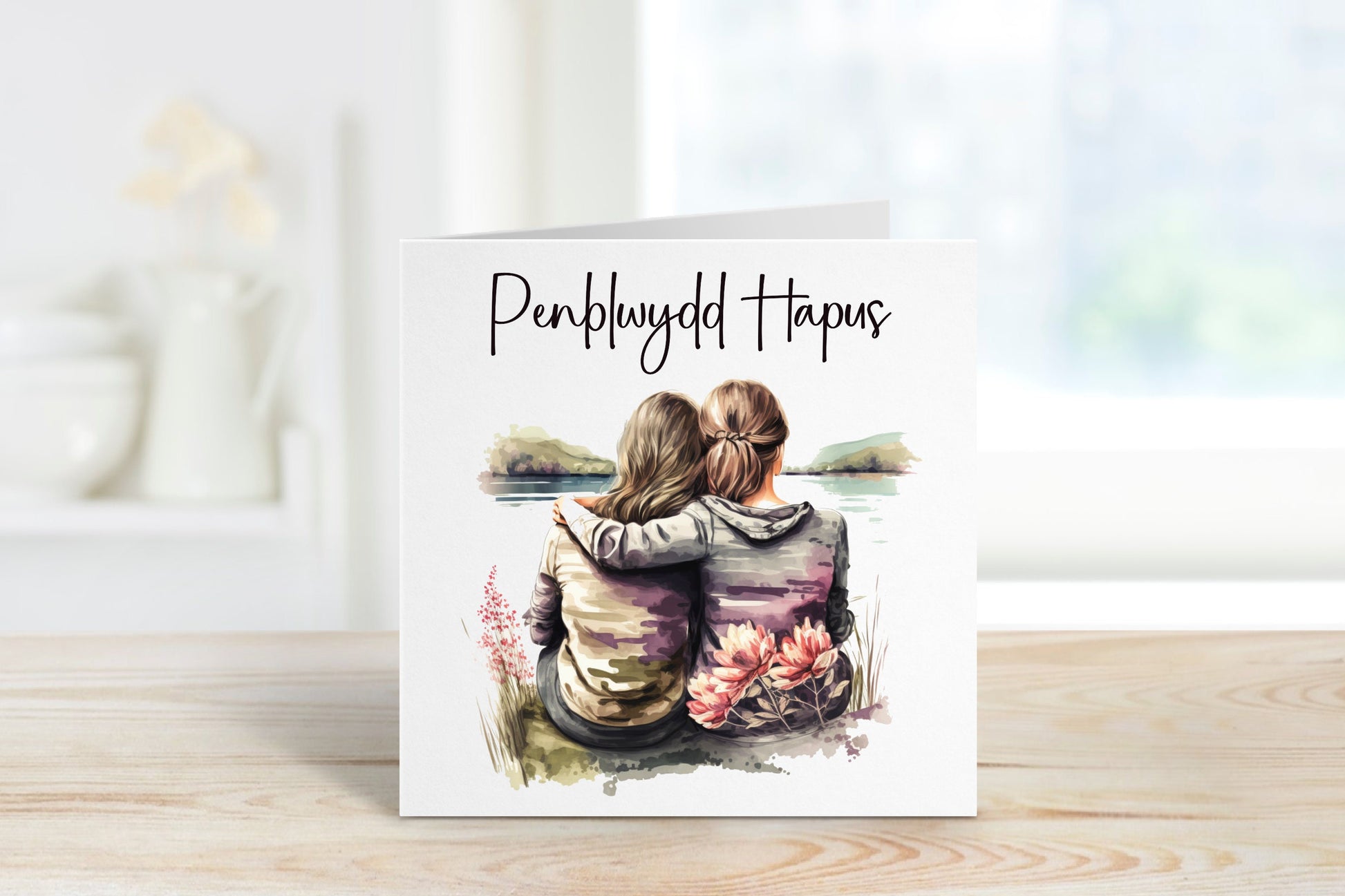 Cerdyn Cymraeg, Penblwydd Hapus, Welsh Cards, Welsh Birthday Card For Her, Mam, Mamgu, Chwaer