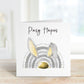 Carden Pasg Hapus, Hapus,Cerdyn Cymraeg Pasg Hapus, Welsh Easter Card