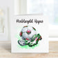 Cerdyn Cymraeg, Penblwydd Hapus, Welsh Cards, Welsh Birthday Card, 21st Birthday Card, Football Card