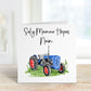 Welsh Mothers Day Card, Sul y Mamau Hapus, Welsh Mother's Day Card, Mam Mother's Day Card, Tractor Card For Nain