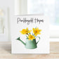 Cerdyn Cymraeg, Penblwydd Hapus, Welsh Cards, Welsh Birthday Card For Her, Mam, Mamgu, Chwaer, Daffodil Card