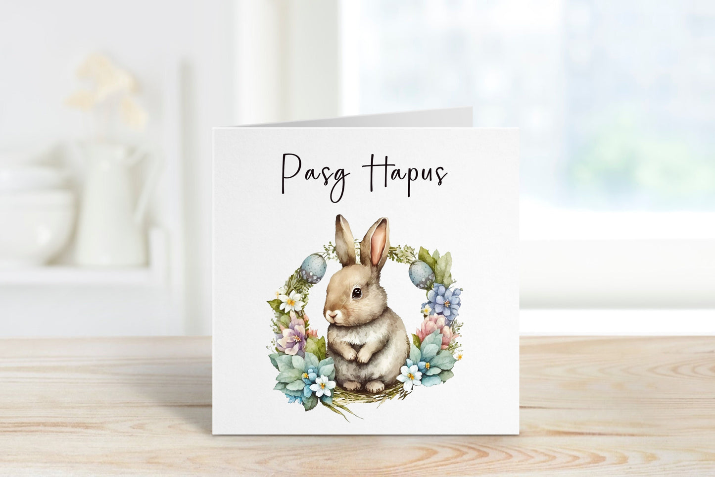 Pasg Hapus,Cerdyn Cymraeg Pasg Hapus, Welsh Easter Card, Carden Pasg Hapus