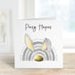Carden Pasg Hapus, Hapus,Cerdyn Cymraeg Pasg Hapus, Welsh Easter Card