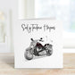 Sul Y Tadau Hapus Card, Carden Cymraeg, Fathers Day Card For Tadci, Card For Taid, Motorbike Fathers Day Card, Cerdyn Sul y Tadau Cymraeg