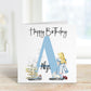 Daughter Birthday Card, Personalised Alice Birthday Card, Personalised Birthday Card For Girls