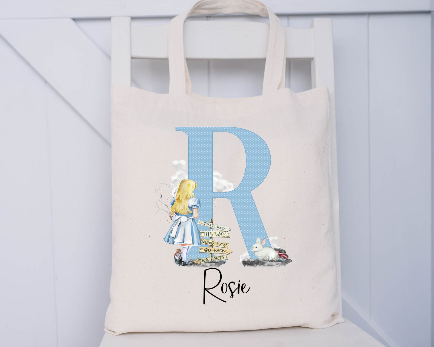 Daughter Birthday Card, Personalised Alice Birthday Card, Personalised Birthday Card For Girls