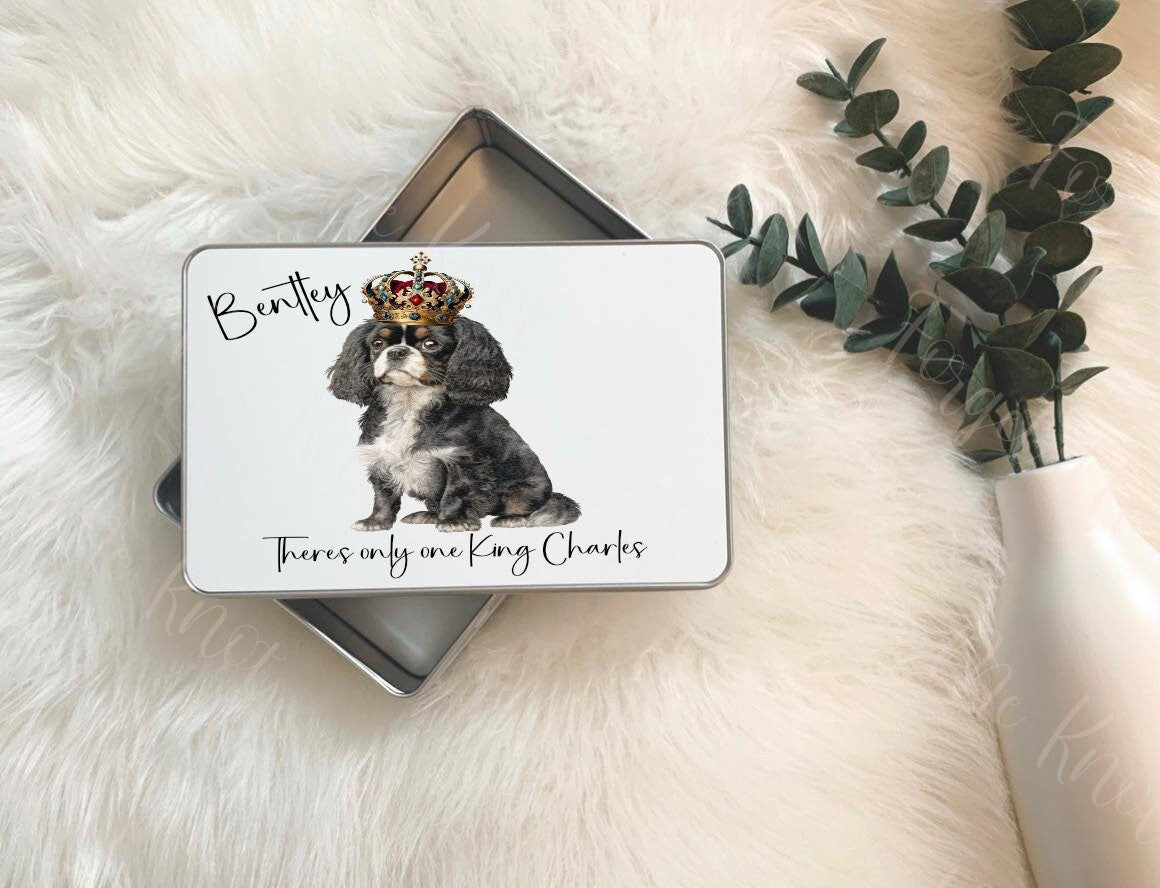 King Charles III Coronation Keepsake, Souvenirs, Coronation Day Tin, Coronation Day Memorabilia, Cavalier King Charles III Gifts