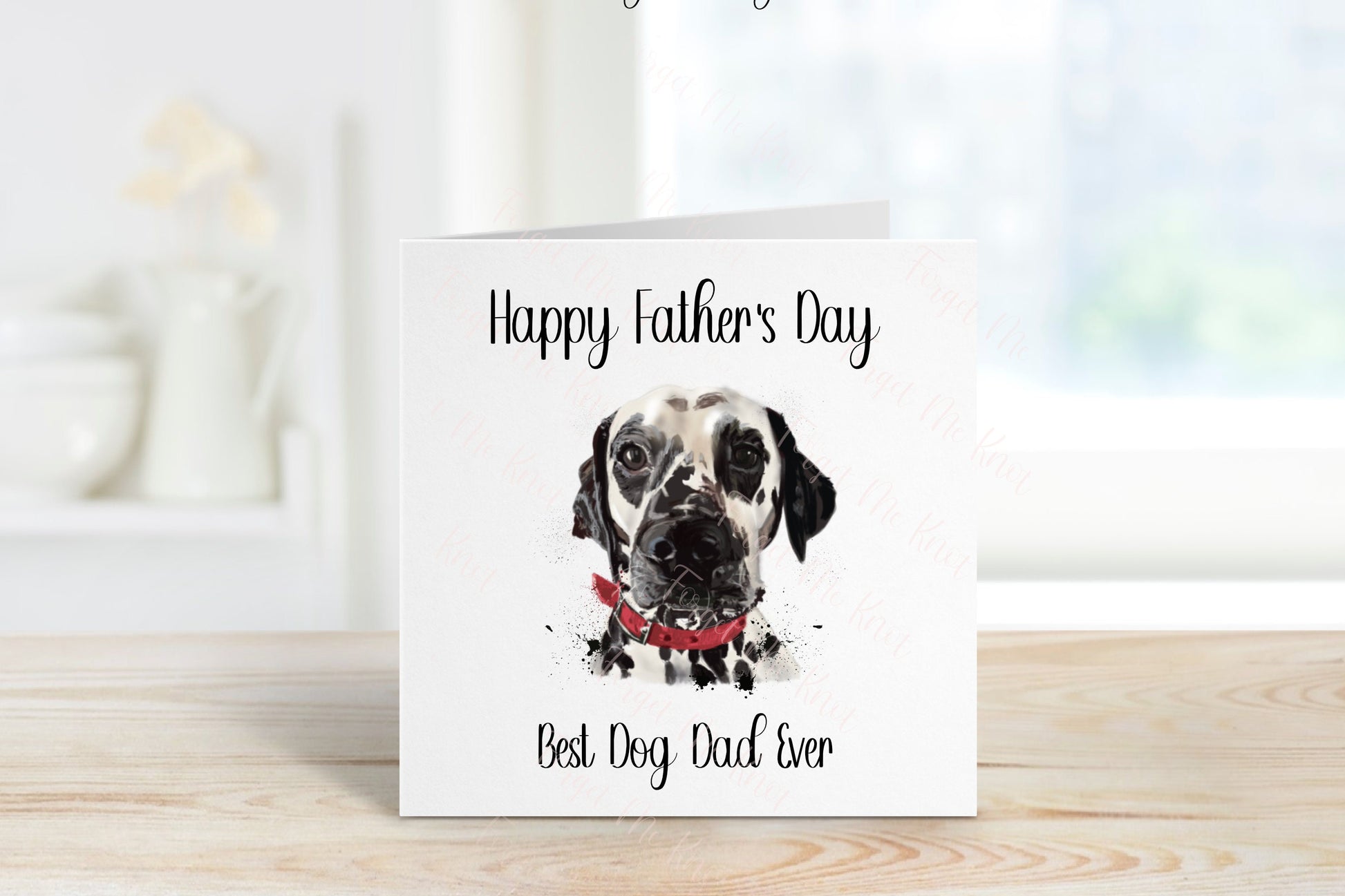 Best Dog Dad Fathers Day Card, Personalised Fathers Day Card For Dad, Best Dog Dad Father's Day Card