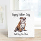 Best Dog Dad Fathers Day Card, Personalised Fathers Day Card For Dad, Best Dog Dad Father's Day Card