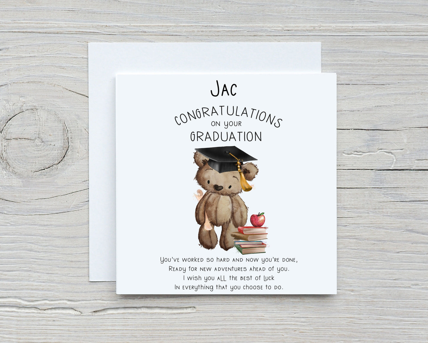Graduation Card, Personalised Graduation Card, Graduation Card For Her, Graduation Card For Him