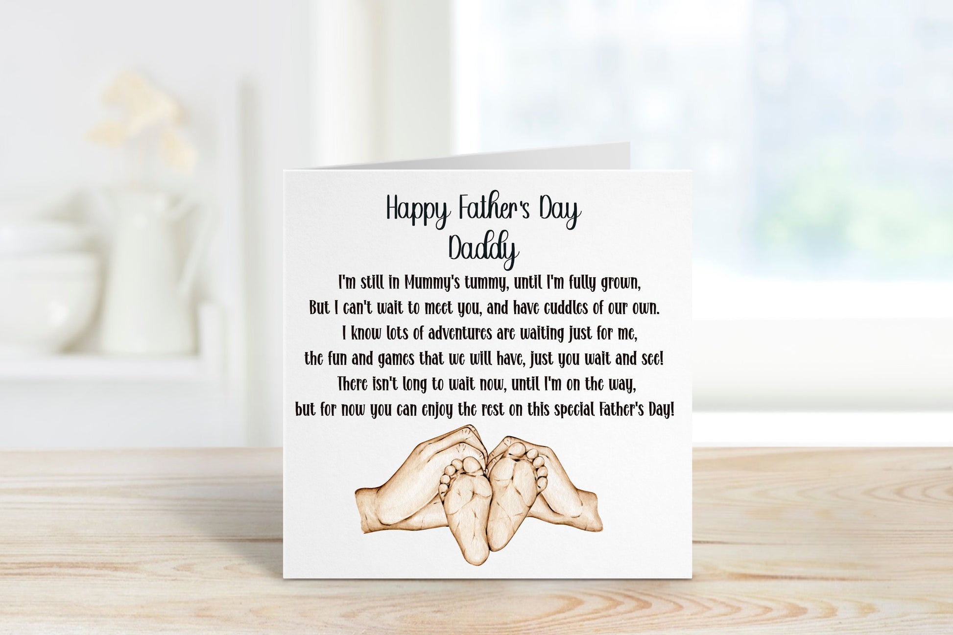 Fathers Day Card From Bump, Fathers Day Card For Dad, Father's Day Card For Dad To Be