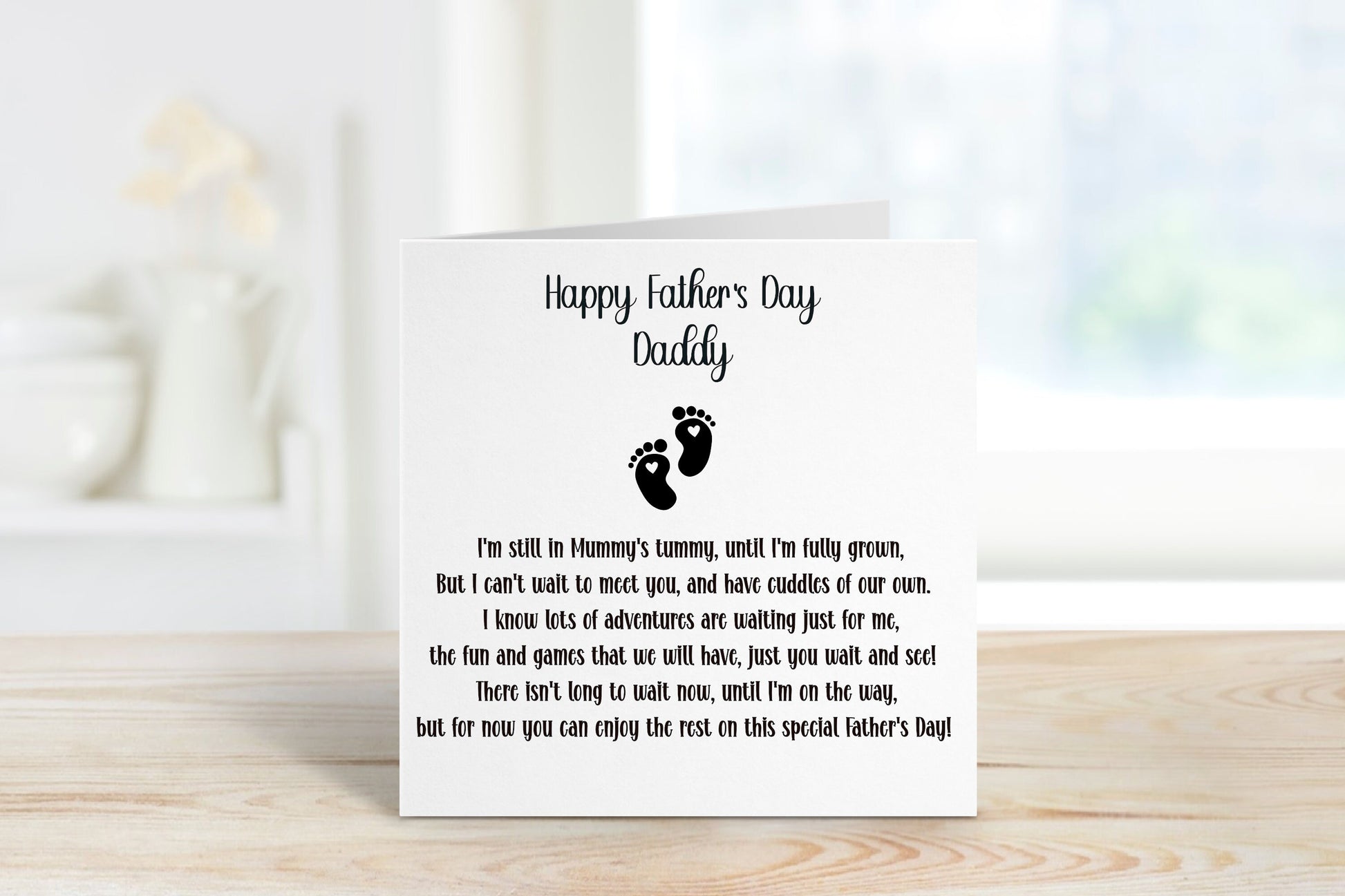 Fathers Day Card From Bump, Fathers Day Card For Dad, Father's Day Card For Dad To Be