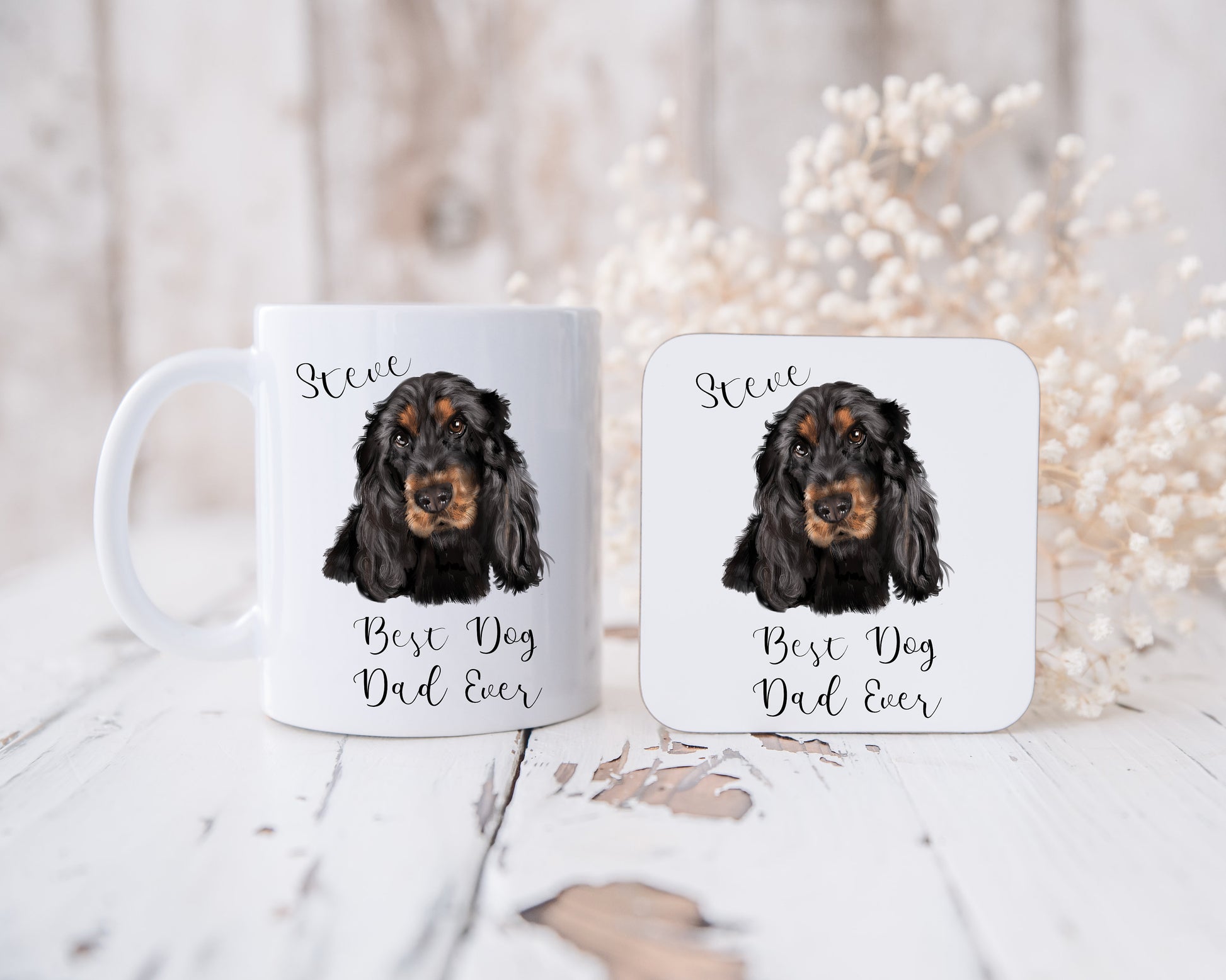 Best Dog Dad Ever Mug, Personalised Dog Dad Mug, Fathers Day Mug From Dog