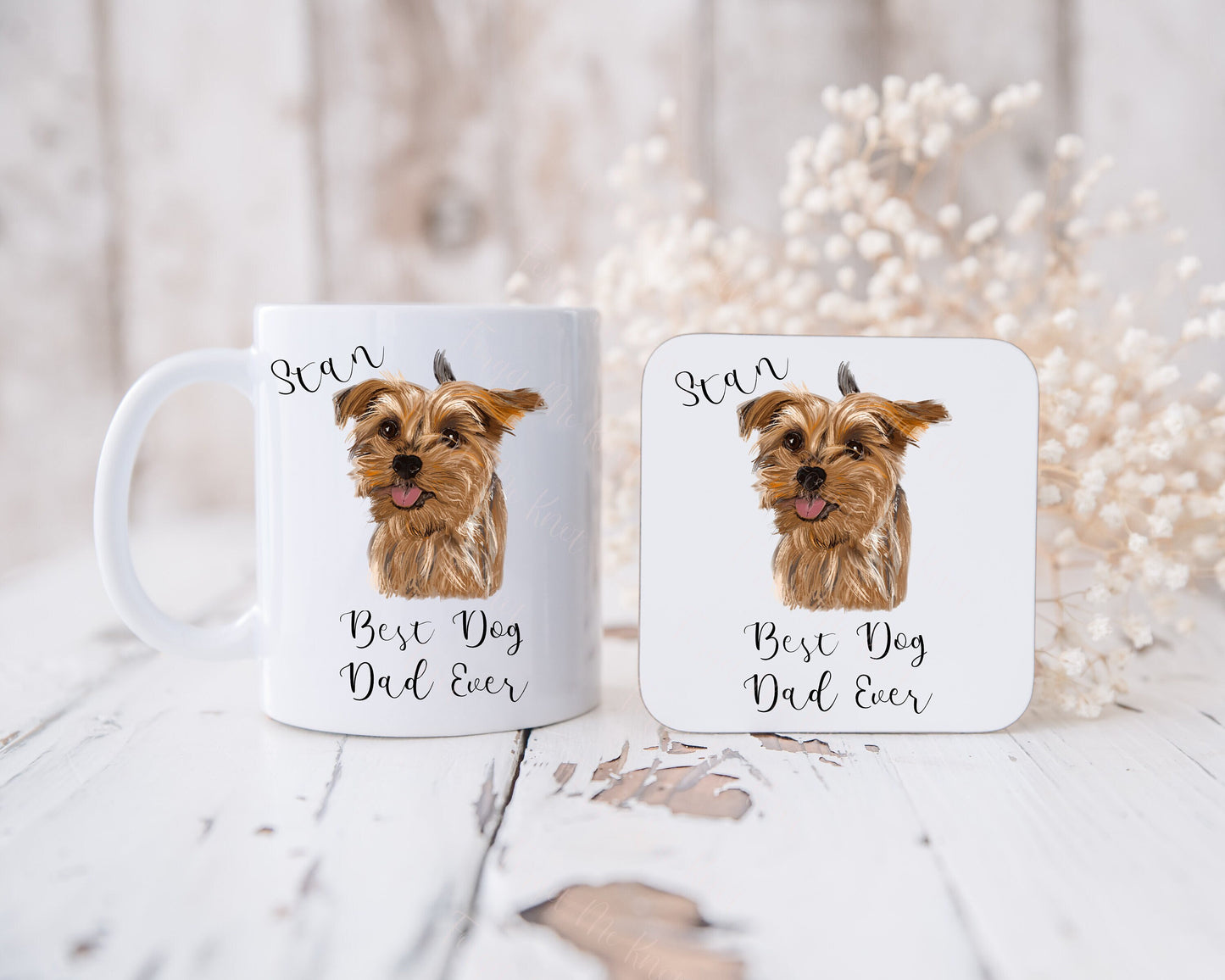 Best Dog Dad Ever Mug, Personalised Dog Dad Mug, Fathers Day Mug From Dog