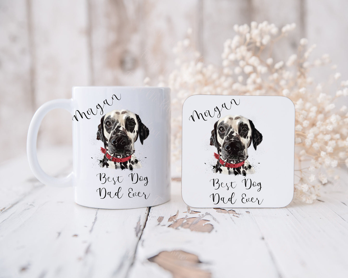 Best Dog Dad Ever Mug, Personalised Dog Dad Mug, Fathers Day Mug From Dog