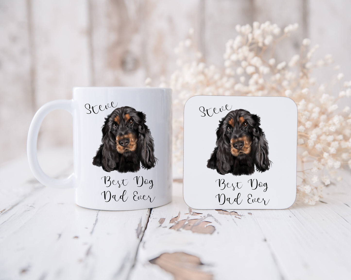 Best Dog Dad Ever Mug, Personalised Dog Dad Mug, Fathers Day Mug From Dog