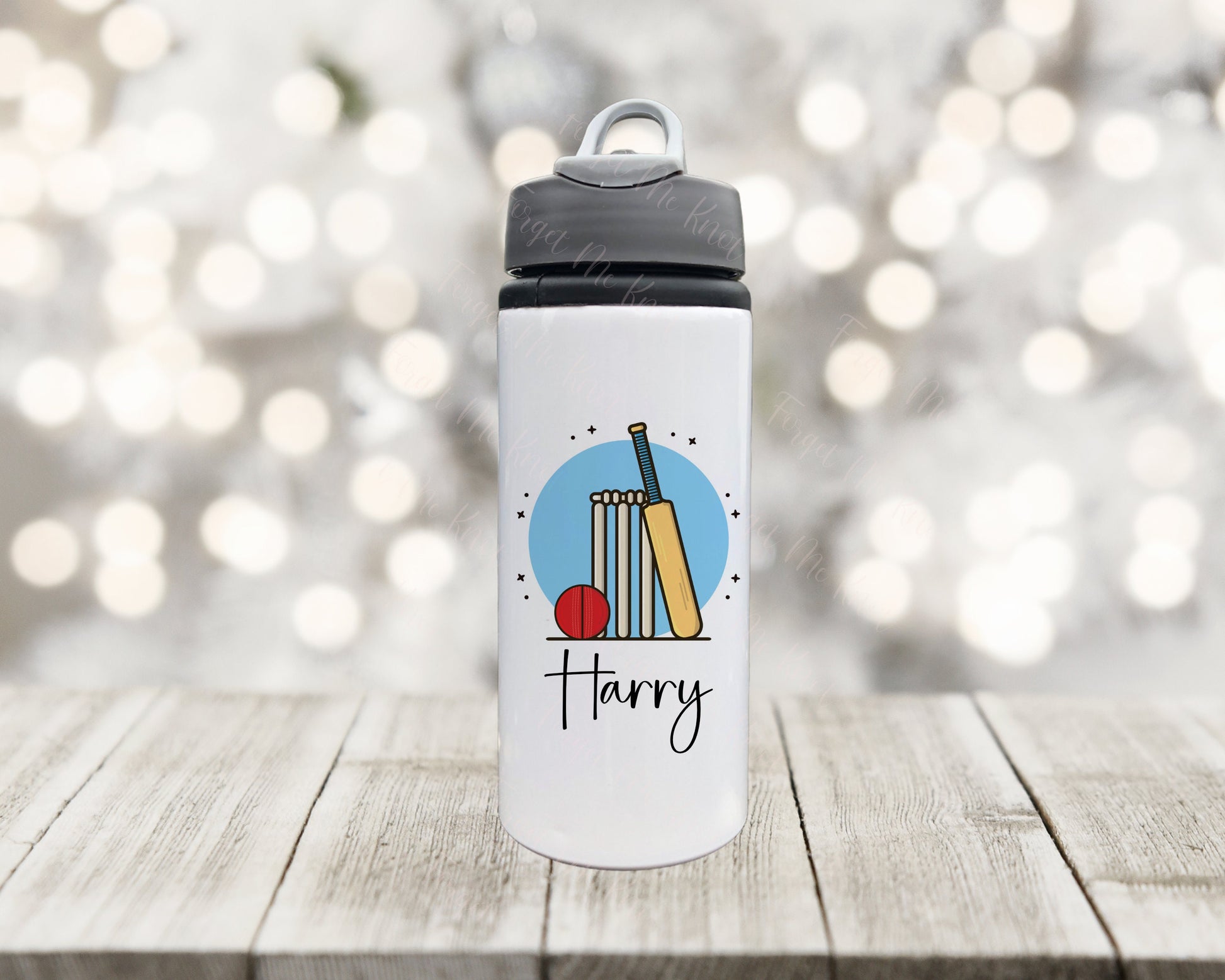 Cricket Drinks Bottle, Cricket Water Bottle, Personalised Water Bottle, Water Bottle With Straw, Drinks Bottle For Kids, School Bottle