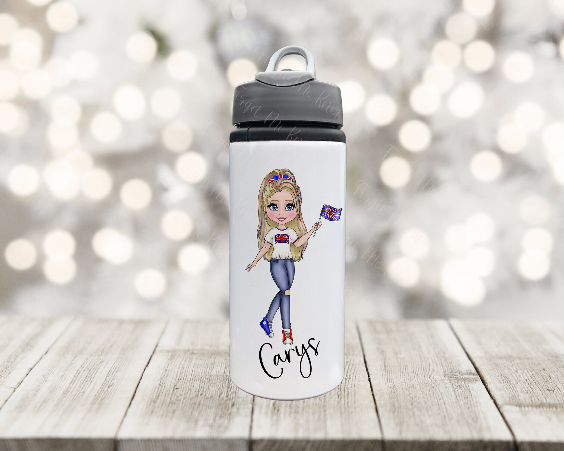 Kids Water Bottle, Personalised Water Bottle, Water Bottle With Straw, Drinks Bottle For Kids, School Bottle, Girls Water Bottle