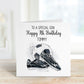 Personalised Son Birthday Card, Any Age Birthday Card For Son, 1,2,3,4,5,6,7,8,9,10