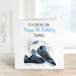Personalised Son Birthday Card, Any Age Birthday Card For Son, 1,2,3,4,5,6,7,8,9,10
