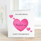 Personalised Nannie Birthday Card, Personalised Birthday Card For Her, Any Age Birthday Card, 18, 21, 30, 40