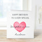 Personalised Daughter In Law Birthday Card, Personalised Birthday Card For Her, Daughter In Law Birthday Card
