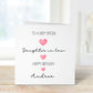 Personalised Daughter In Law Birthday Card, Personalised Birthday Card For Her, Daughter In Law Birthday Card
