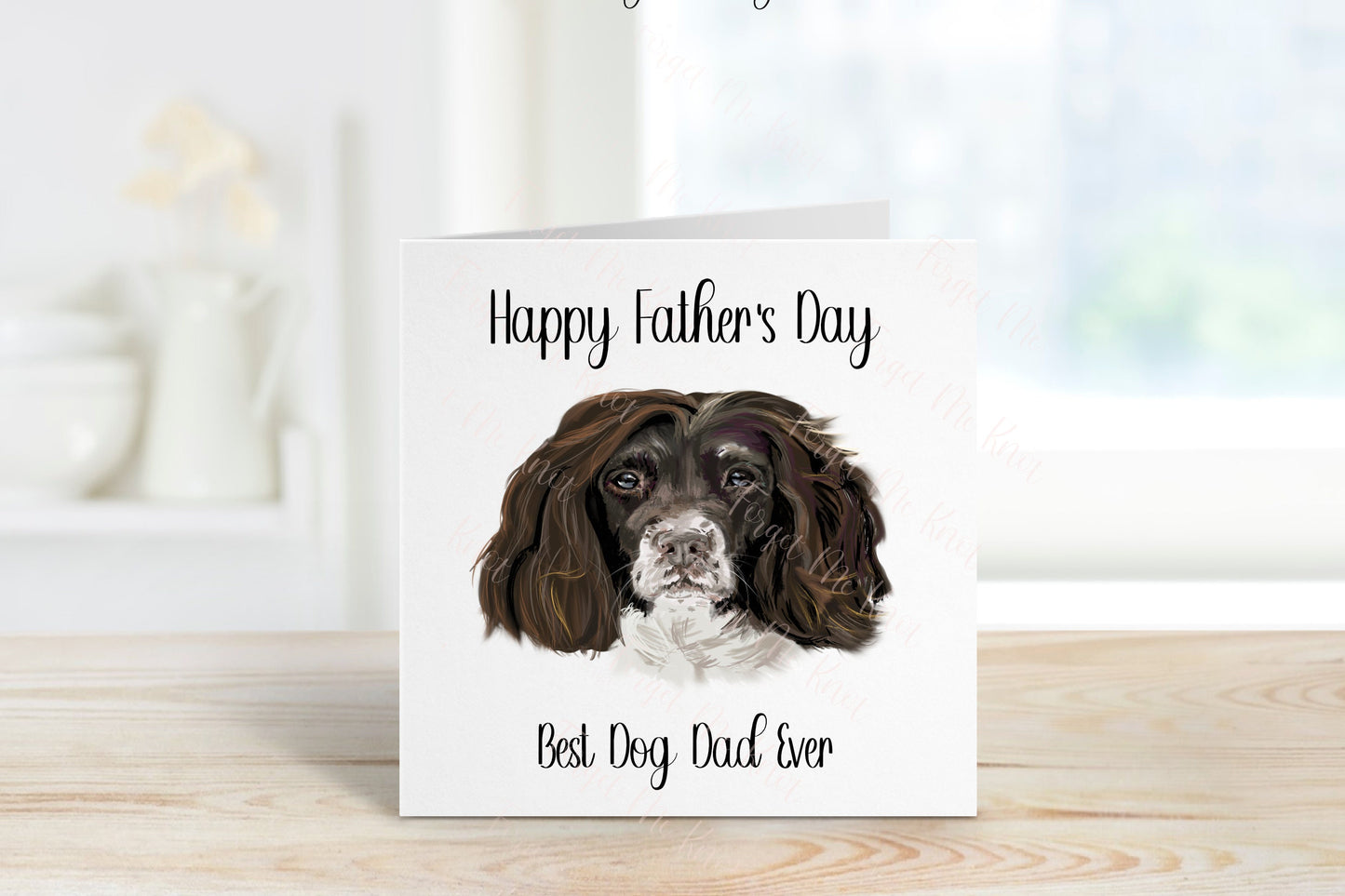 Best Dog Dad Fathers Day Card, Personalised Fathers Day Card For Dad, Best Dog Dad Father's Day Card