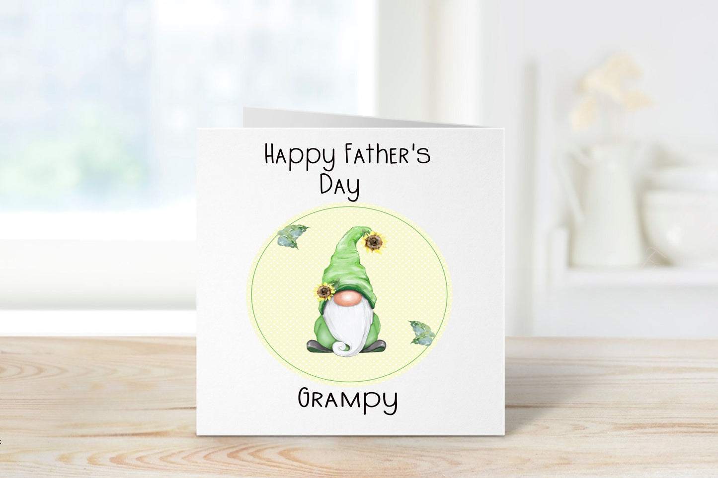 Fathers Day, Gonk Father's Day Card, Bampi Card, Grampy Card, Daddy Father's Day Card, Greeting Card, Bampy Card,