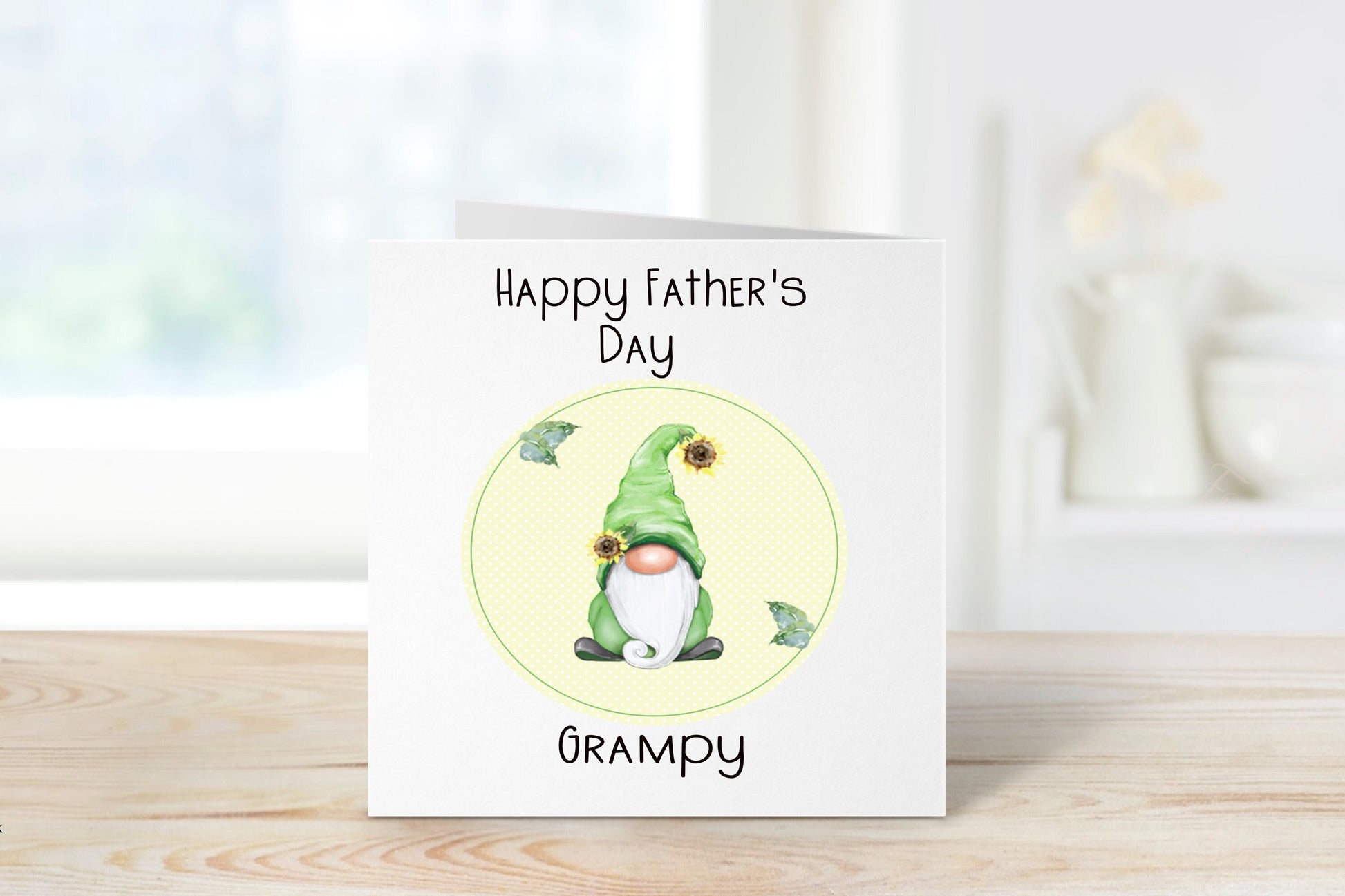 Fathers Day, Gonk Father's Day Card, Bampi Card, Grampy Card, Daddy Father's Day Card, Greeting Card, Bampy Card,