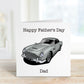 Dad Father's Day Card, Classic Car Father's Day Card, Personalised Father's Day Card