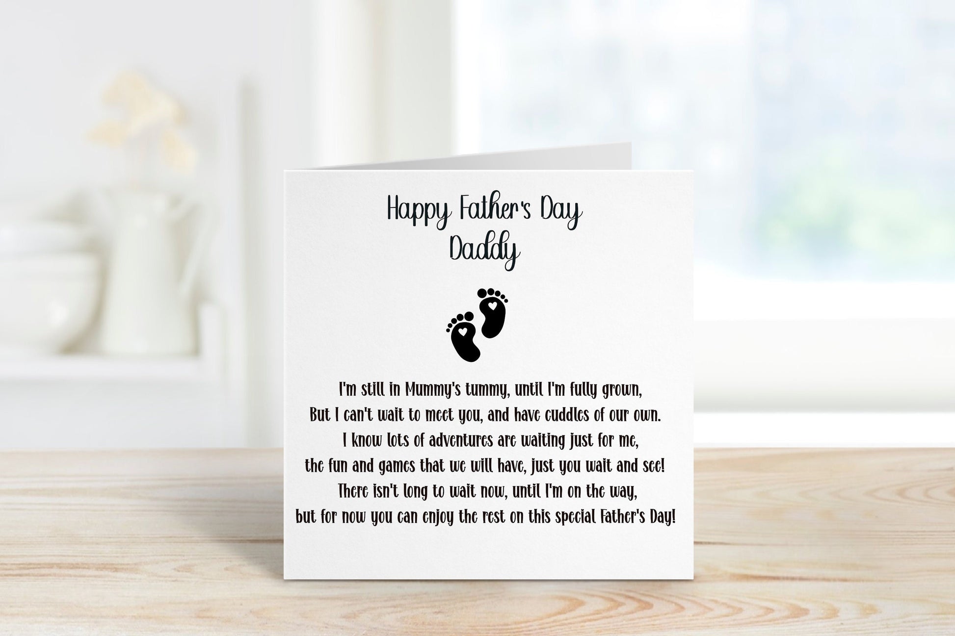 Fathers Day Card From Bump, Fathers Day Card For Dad, Father's Day Card For Dad To Be