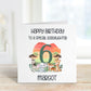 Personalised Goddaughter Birthday Card, Safari Theme Birthday Card, Any Age, 1st, 2nd, 3rd, 4th, 5th, 6th Goddaughter Birthday Card