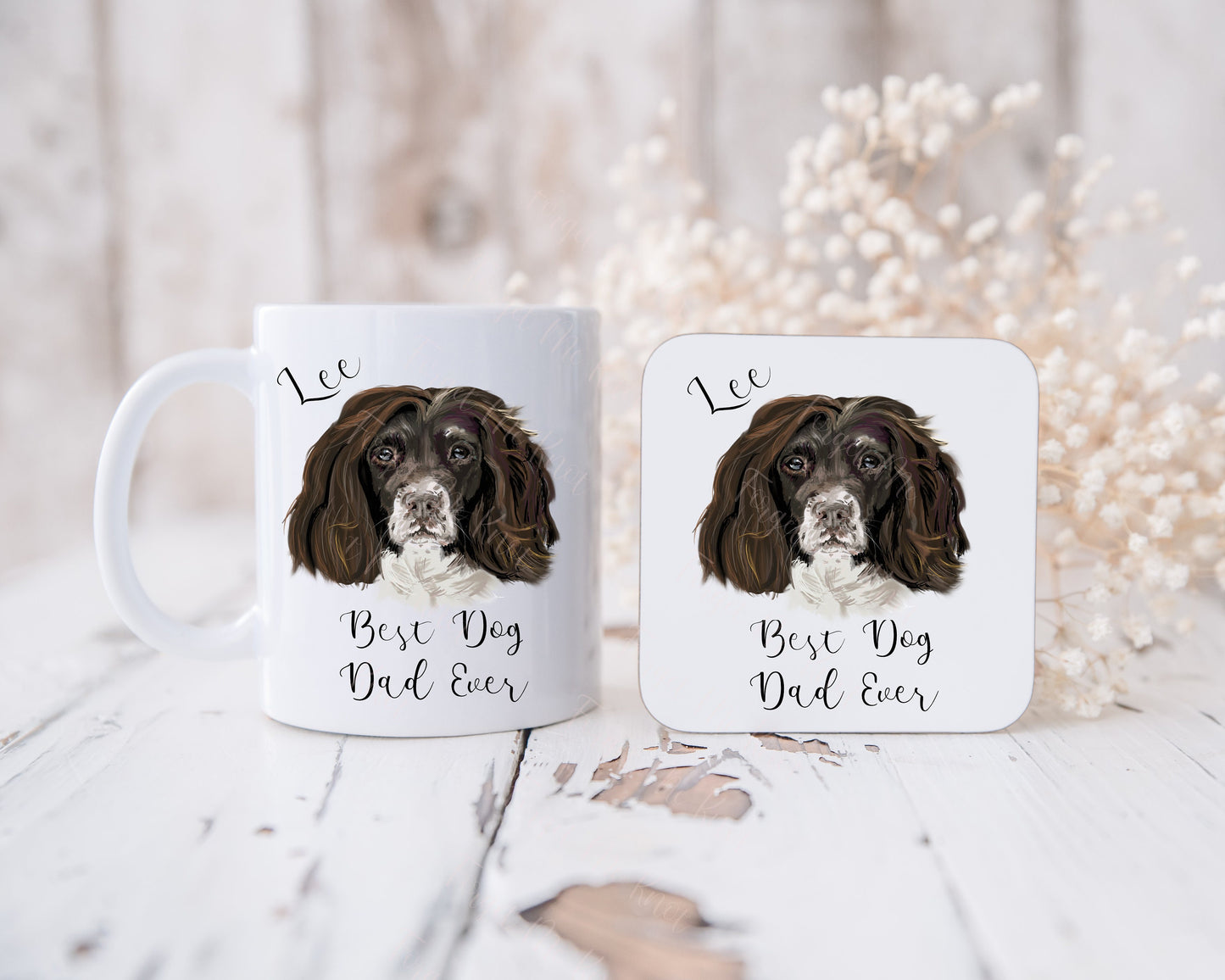 Best Dog Dad Ever Mug, Personalised Dog Dad Mug, Fathers Day Mug From Dog