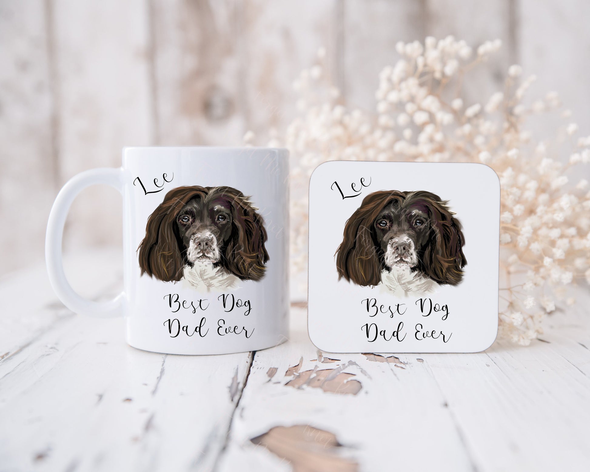 Best Dog Dad Ever Mug, Personalised Dog Dad Mug, Fathers Day Mug From Dog