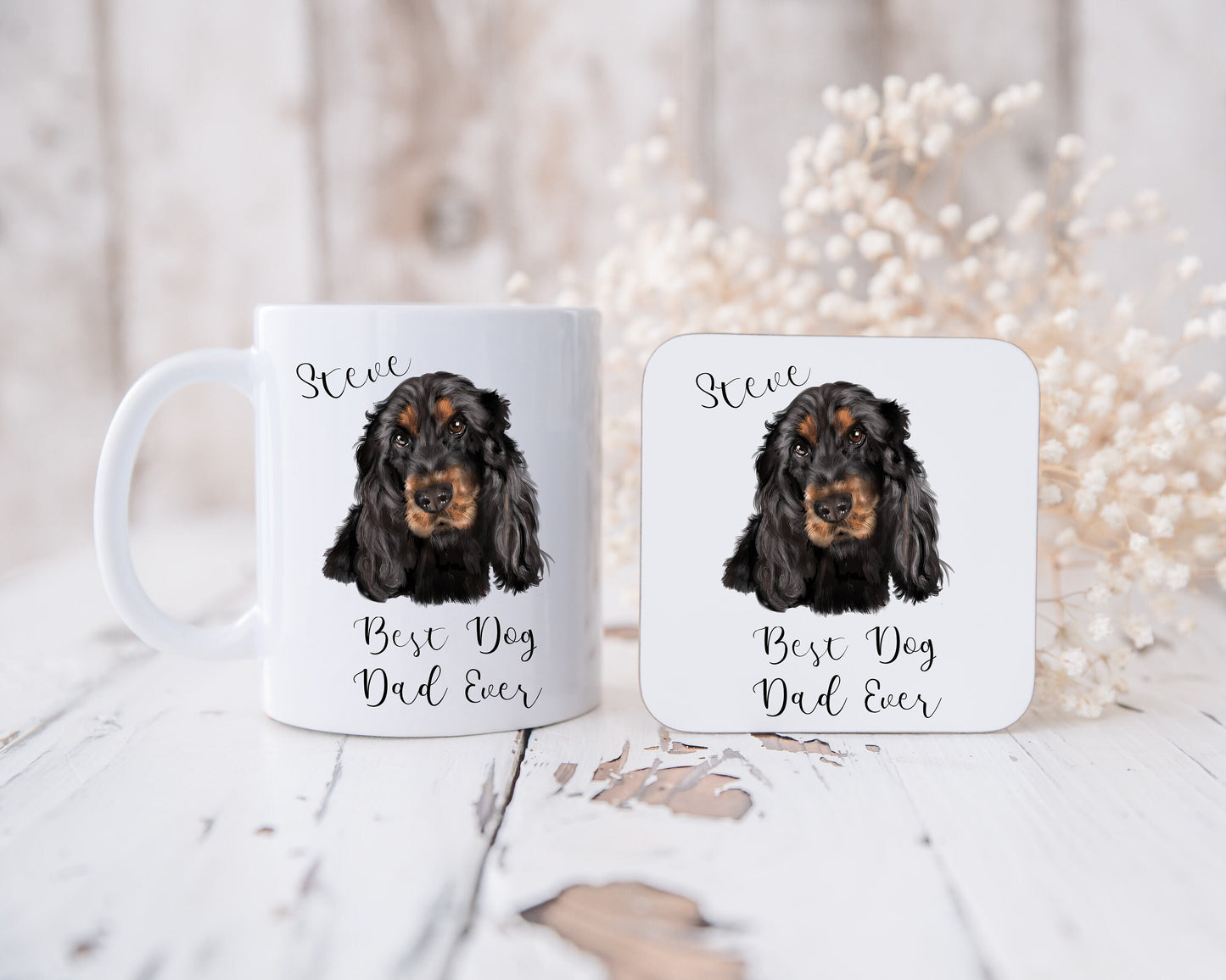 Best Dog Dad Ever Mug, Personalised Dog Dad Mug, Fathers Day Mug From Dog
